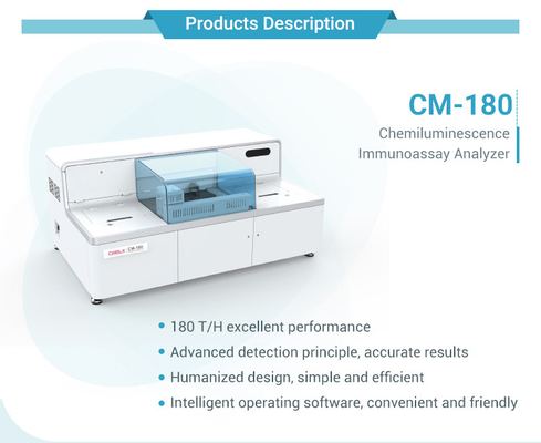 Immunoassay automático clínico do analisador 200kg da química CM180