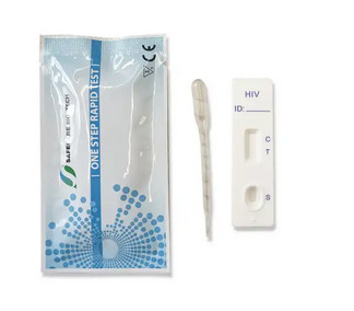 Um Hiv de Kit Rapid Diagnostic 4.0mm do teste da saliva da etapa determina o teste