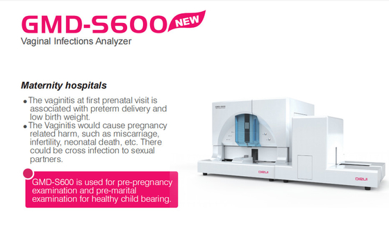 CE auto Vaginal Infections Analyzer dos dispositivos médicos da ginecologia GMD-S600
