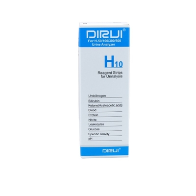 Tiras de análise à urina das tiras de teste H10 da proteína da urina ISO13485 Dirui para a urinálise