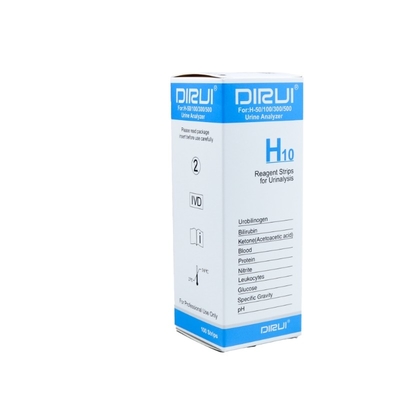 Tiras de análise à urina das tiras de teste H10 da proteína da urina ISO13485 Dirui para a urinálise