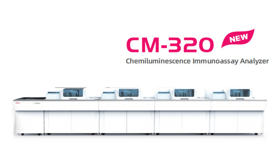 ISO CM-320 do analisador do Immunoassay de Clia da quimioluminescência 320T/H